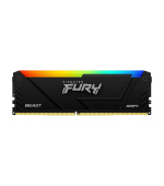 KINGSTON DIMM DDR4 16GB 3600MT/s CL18 FURY Beast RGB, XMP
