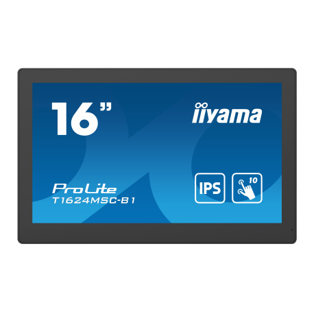 16" iiyama T1624MSC-B1: FHD,HDMI,Media Player