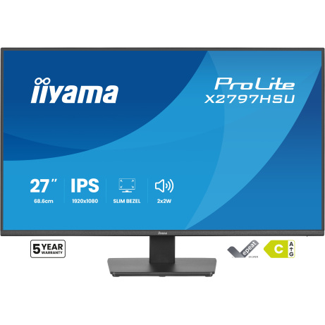 iiyama ProLite/X2797HSU-B1/27"/IPS/FHD/120Hz/4ms/Černá/5R