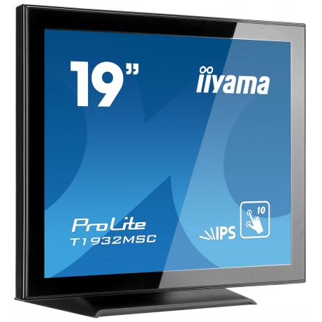 19" iiyama T1932MSC-B5X - IPS, FullHD, 14ms, 250cd/m2, VGA, HDMI, DP,
