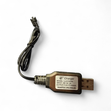 Nabíječka USB NiCd / NiMh 7.2V 250mA 2SM konektor