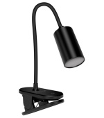 CONNECT IT Stolní LED lampa CLIP 2 s klipem, černá