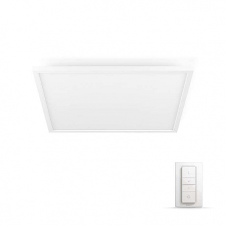 PHILIPS Aurelle Světelný stropní panel, čtverec, Hue White ambiance, 230V, 55W integr.LED, Bílá