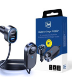 3mk Double Car Charger 135W PD QC PPS USB 2A4C Black/Gray