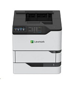 LEXMARK ČB tiskárna MS822de A4, 52ppm, 512MB, duplex, USB 2.0, LAN