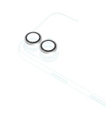 Epico Alu Lens Protectors iPhone 17 - stříbrná