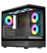 EVOLVEO Ursus, skříň mATX, 6x ARGB ventilátor