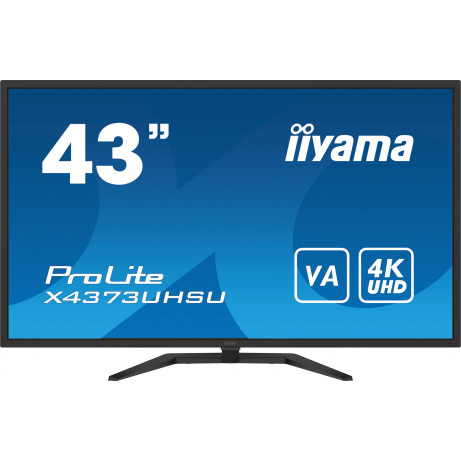 iiyama ProLite/X4373UHSU-B1/42,5"/VA/4K UHD/60Hz/3ms/Black/3R