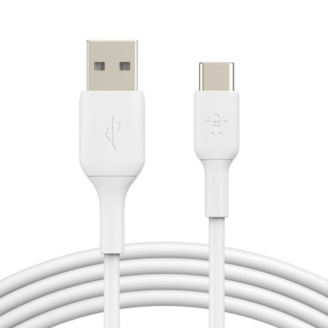 BELKIN BOOSTCHARGE PVC kabel USB-A/USB-C 2m bílý