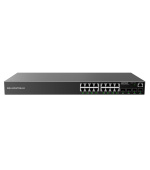 Grandstream GWN7802P L2+ Managed Network Switch 16x 1Gb RJ45, 4x SFP, PoE, DHCP, QoS, VLAN