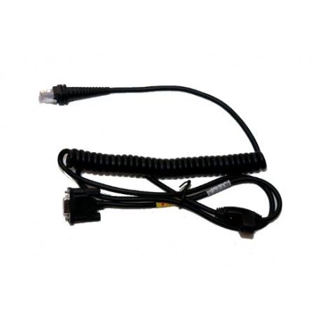 RS232 kabel(+5V signals), black, DB9 Male, 3m