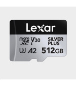 Lexar microSDXC Professional SILVER Plus UHS-I/U3/A2/4K R205/W150 (V30) 512GB