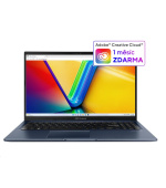 ASUS NTB Vivobook 15 (X1502VA-BQ1261W), i5-13420H, 15.6" FHD, 16GB, 512GB SSD, UHD, W11 Home, Quiet Blue