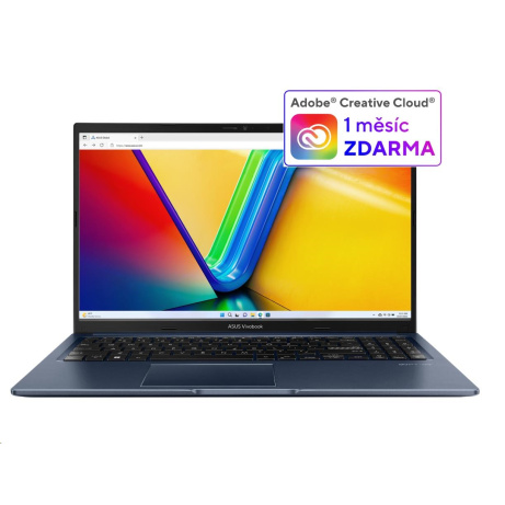 ASUS NTB Vivobook 15 (X1502VA-BQ1261W), i5-13420H, 15.6" FHD, 16GB, 512GB SSD, UHD, W11 Home, Quiet Blue