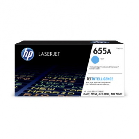 HP 655A azurová LaserJet Cartridge, CF451A