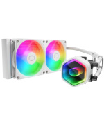 Cooler Master vodní chladič MasterLiquid 240 Core II, 2x240mm, LGA1851, AM5, bílá