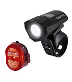 BAZAR - Sigma světlo na kolo BUSTER 100 + NUGGET II. - Po opravě (Komplet)