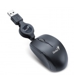 GENIUS myš MicroTraveler V2/ drátová/ 1200 dpi/ USB/ černá
