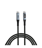 VERBATIM Kabel USB-C Sync & Charge, 100W, s displejem, 120cm