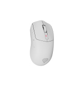 Genesis herní myš ZIRCON 500/Herní/Optická/10 000 DPI/USB+BT/Bílá