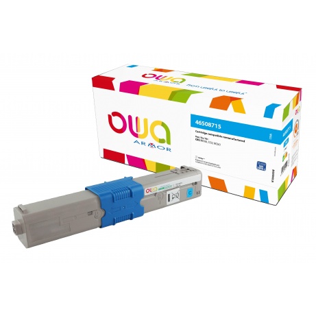 OWA Armor toner kompatibilní s OKI 46508715, 1500st, modrá/cyan