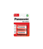 PANASONIC Zinkouhlíkové baterie Red Zinc R14RZ/2BP EU C 1,5V (Blistr 2ks)