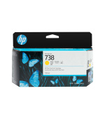 HP 738 130-ml Yellow DesignJet Ink Cartridge