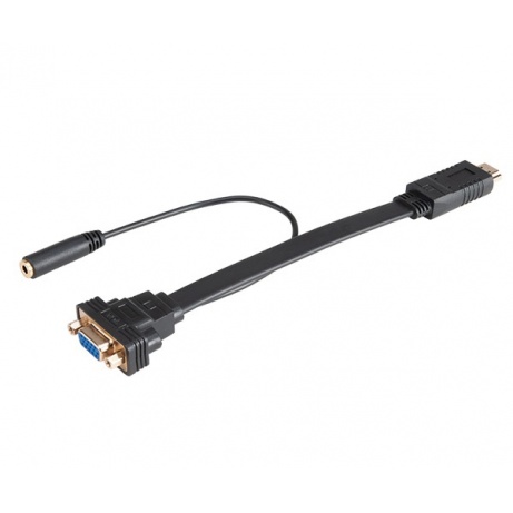 AKASA - HDMI na VGA s audio konektorem