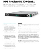 HPE PL DL320g11 6526Y (2.8/16C) 4x32G (p64706) 8SFF NS204(2x480Gm.2) 2x1000W 2p10GT 7F Smart Choice