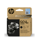 HP 924e inkoustová náplň černá, 4K0V0NE