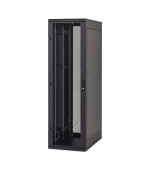 Stoj.rack 42U 600x800 černý, zadní kryt síto 80%