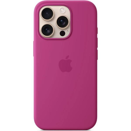 APPLE iPhone 16 Pro Silicone Case with MagSafe - Fuchsia