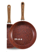 BAZAR - Livington Copper & Stone Pan 28 cm - Poškozený obal (Komplet)