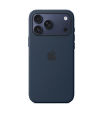 iPhone 17 Pro Max Silicone Case with MS–Midnight
