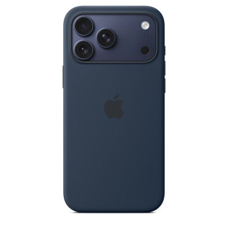 iPhone 17 Pro Max Silicone Case with MS–Midnight