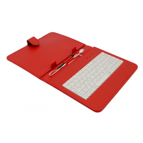 AIREN AiTab Leather Case 2 with USB Keyboard 8" RED (CZ/SK/DE/UK/US.. layout)