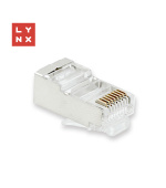 LYNX konektor STP Cat5e, 50µ, 100ks