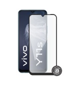 Screenshield VIVO Y11S (full COVER black) Tempered Glass Protection