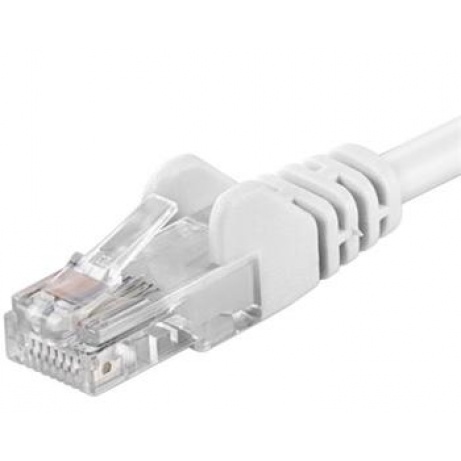 Patch kabel UTP RJ45-RJ45 level CAT6, 0.25m, bílá