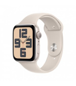 APPLE Watch SE GPS 44mm Starlight Aluminium Case with Starlight Sport Band - M/L