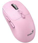 GENIUS myš NX-8080S BT/ duální Bluetooth + 2,4GHz/ 1600 dpi/ Copilot/ bezdrátová/ tichá/ růžová