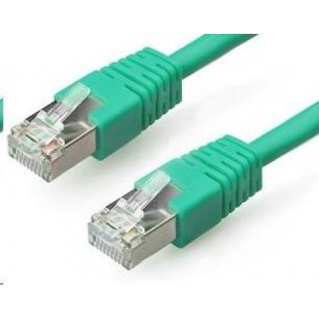 GEMBIRD kabel patchcord CAT6 stíněný FTP 2m, zelený