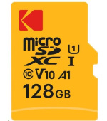 Kodak paměťová micro SD karta 128GB U1 V10 w/adapter
