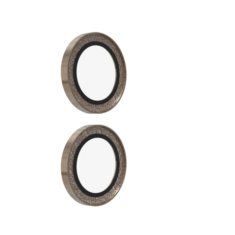 ZAGG Ochranná čočka Premium pro Apple iPhone 17/16/16+ - zlatá třpytka