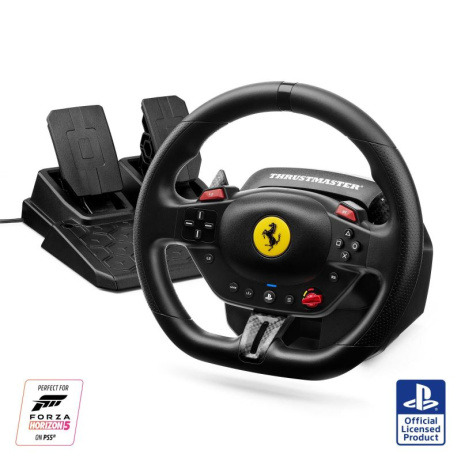 Thrustmaster Sada volantu a pedálů T98, Ferrari 296 GTB edice pro PS5, PS4 a PC