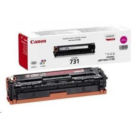 Canon TONER  CRG-731M purpurový pro i-SENSYS LBP7100Cn, LBP7110Cw, MF623Cn, MF628Cw, MF8230Cn, MF8280Cw (1 500 str.)