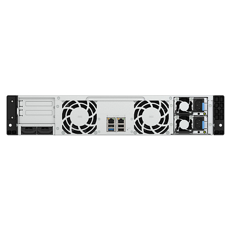 QNAP TS-h1465U-RP-8G (Intel 4core, ZFS, 8GB DDR5 RAM, 12x SATA + 2x E1.S, 1x PCIe, 2x 2,5GbE)