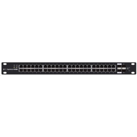 UBNT EdgeSwitch ES-48-500W [70Gbps, 500W, aktivní (802.3af/at) i pasivní (24V) PoE, 2xSFP, 2xSFP+, L2/L3]