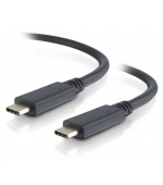 PremiumCord USB-C kabel ( USB 3.2 generation 2x2, 5A, 100W, 20Gbit/s ) černý, 0.5m