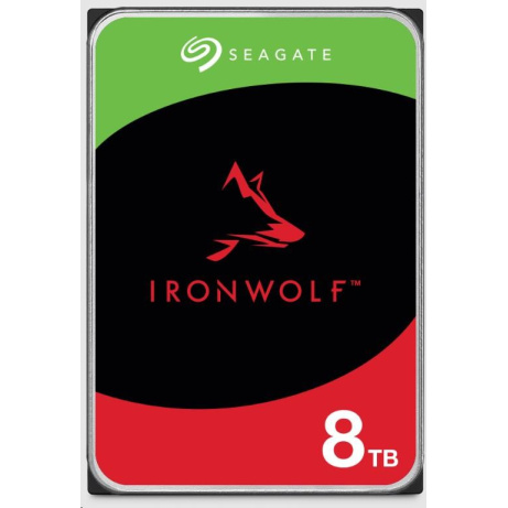 SEAGATE HDD 8TB IRONWOLF (NAS), 3.5", SATAIII, 7200 RPM, Cache 256MB, CMR